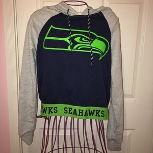 Seattle Seahawks cropped hoodie